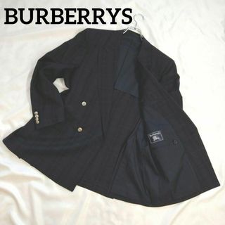 バーバリー(BURBERRY)のバーバリー　キッドモヘヤ　テーラードジャケット　ダブル銀ボタン　背抜き(テーラードジャケット)