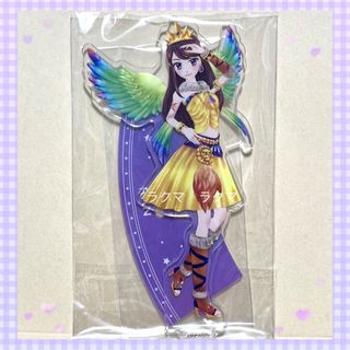 バンダイ(BANDAI)のアイカツ アクリルスタンド 紫吹蘭 スターライト学園 キングレオ 星座ドレス(キャラクターグッズ)