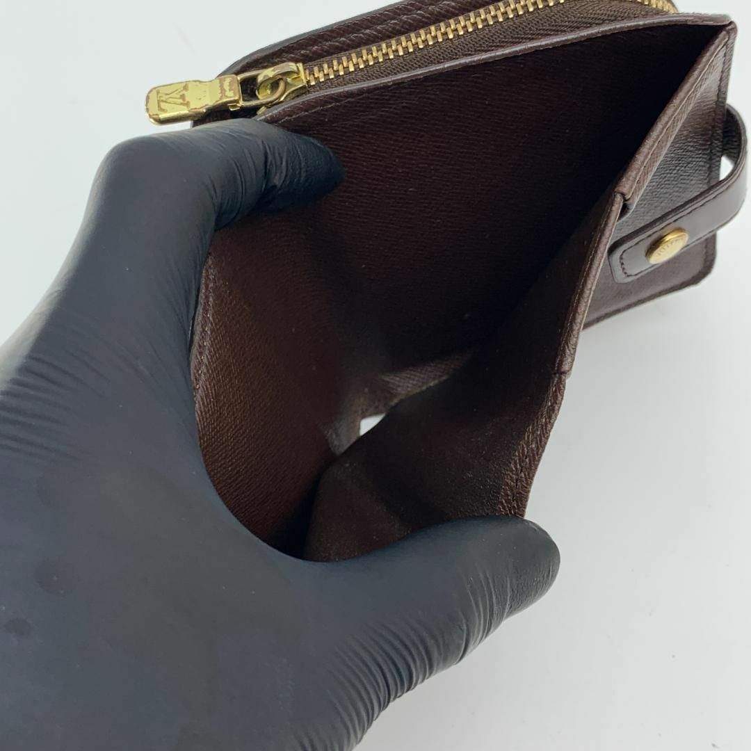 ✨極美品✨ルイヴィトン コンパクトジップ ダミエ 二つ折り財布 A0949