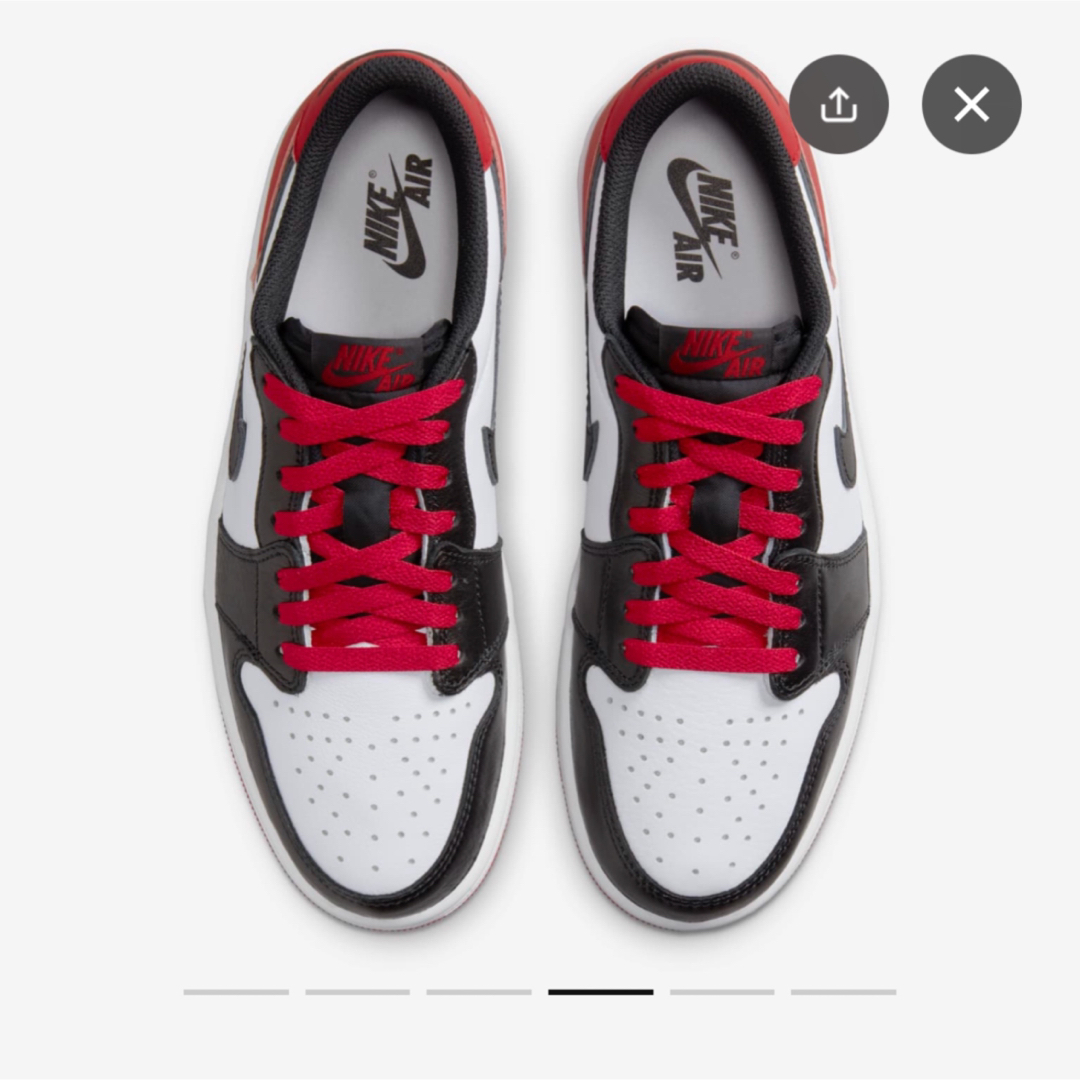 Nike Air Jordan 1 Retro Low OG Black Toe 8