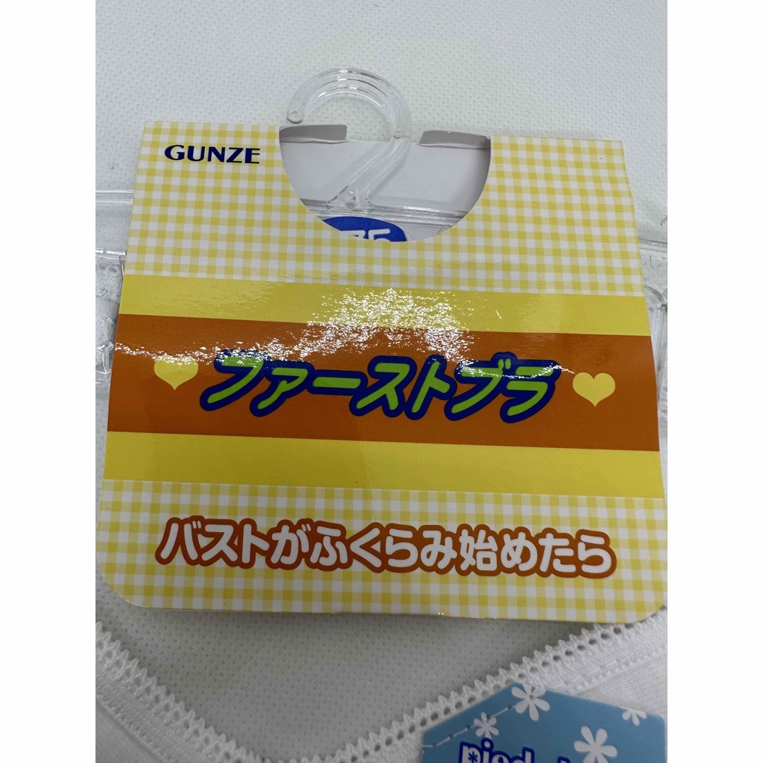 GUNZE(グンゼ)のGUNZE グンゼ　ジュニアブラ　　ファーストブラ　かぶりタイプ　2枚 レディースの下着/アンダーウェア(ブラ)の商品写真