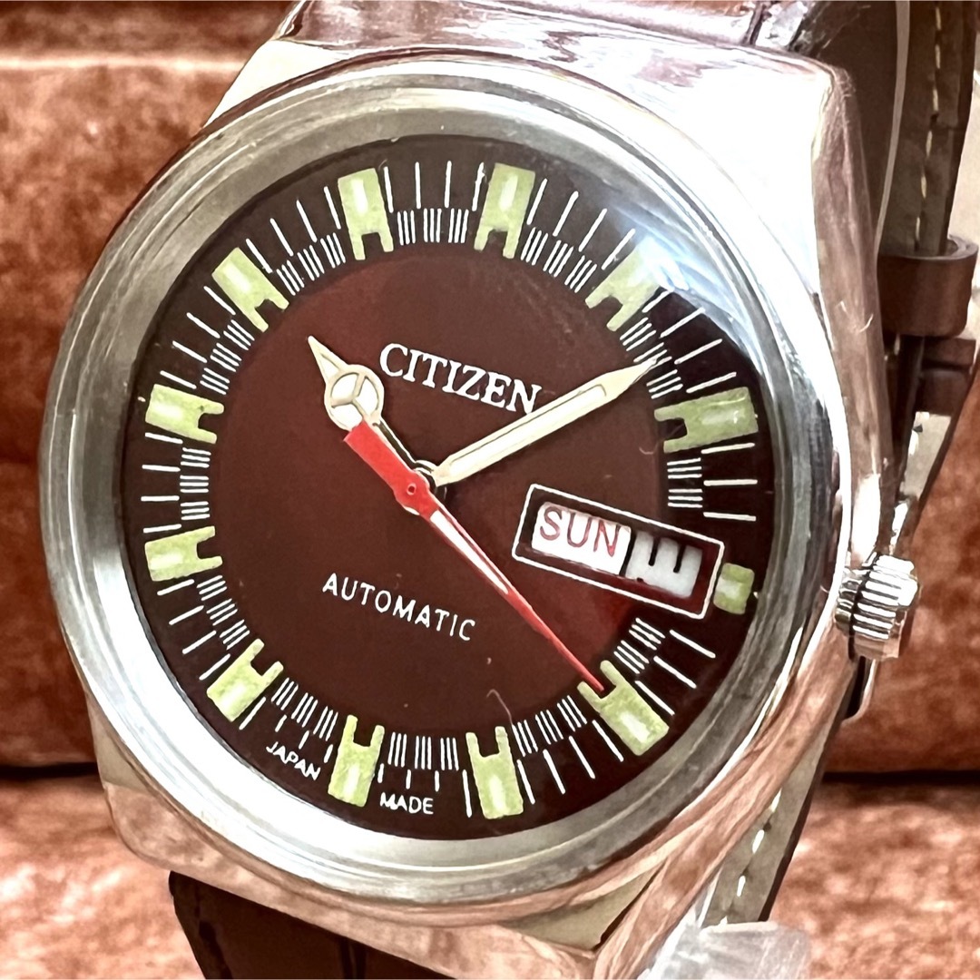 ヴィンテージ CITIZEN メンズ腕時計 機械式自動巻き シチズン