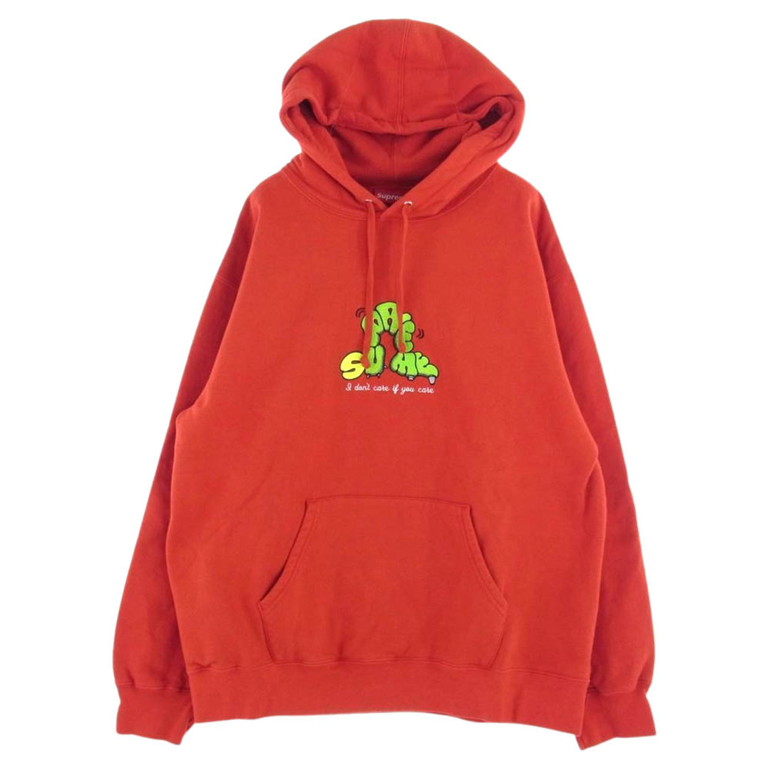 23255円 パーカー Don´t Care Hooded Red フード Sweatshirt Supreme