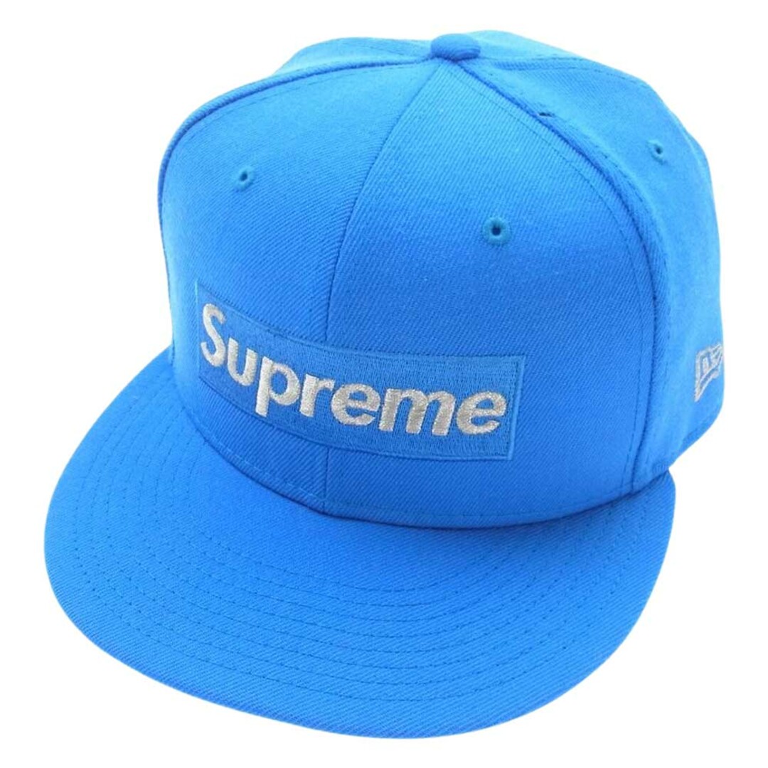 Supreme シュプリーム 帽子 20SS New Era $1M Metallic Box Logo Cap 1 ニューエラ ミリオン メタリック ボックス ロゴ キャップ ブルー ライトブルー系 61.5cm