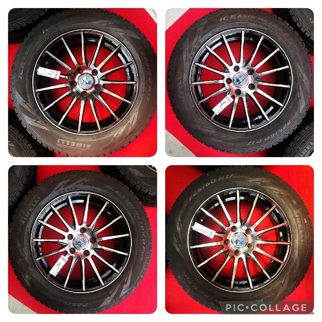 WEDS レオニス 17インチ 7.0J+42 5H-114.3 スタッドレス付 | www