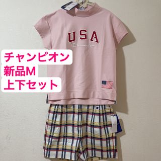 チャンピオン(Champion)の新品M チャンピオ GOLF 希少品 モックネックシャツ&ショートパンツプロ仕様(ウエア)