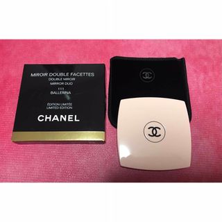 シャネル(CHANEL)のCHANEL ミラー　鏡　バレリーナ　pink ドゥーブルファセット(ミラー)