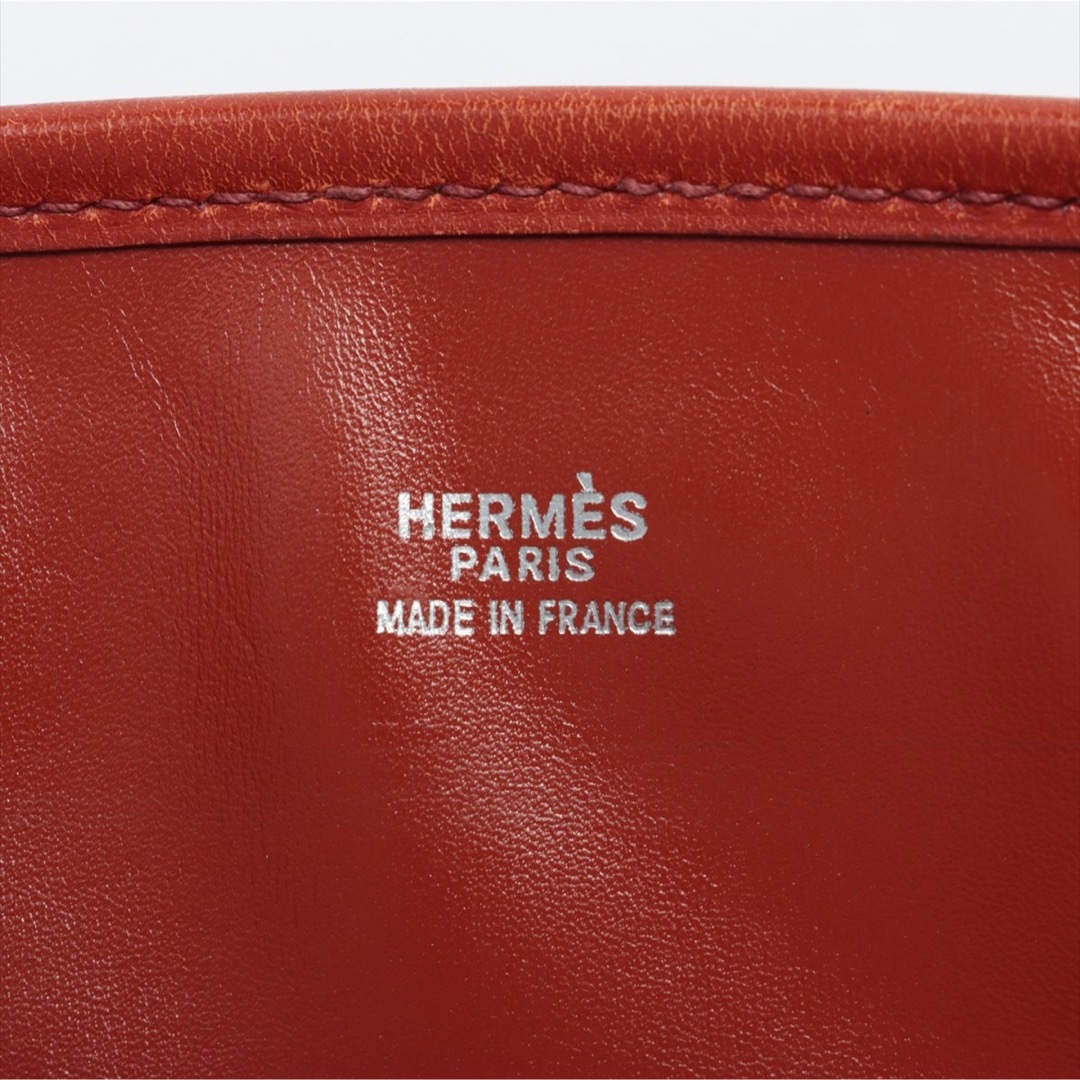 Hermes(エルメス)のエルメス Laトート ヴィブラート×ボックスカーフ ブラウン □D:2000年 レディースのバッグ(ショルダーバッグ)の商品写真