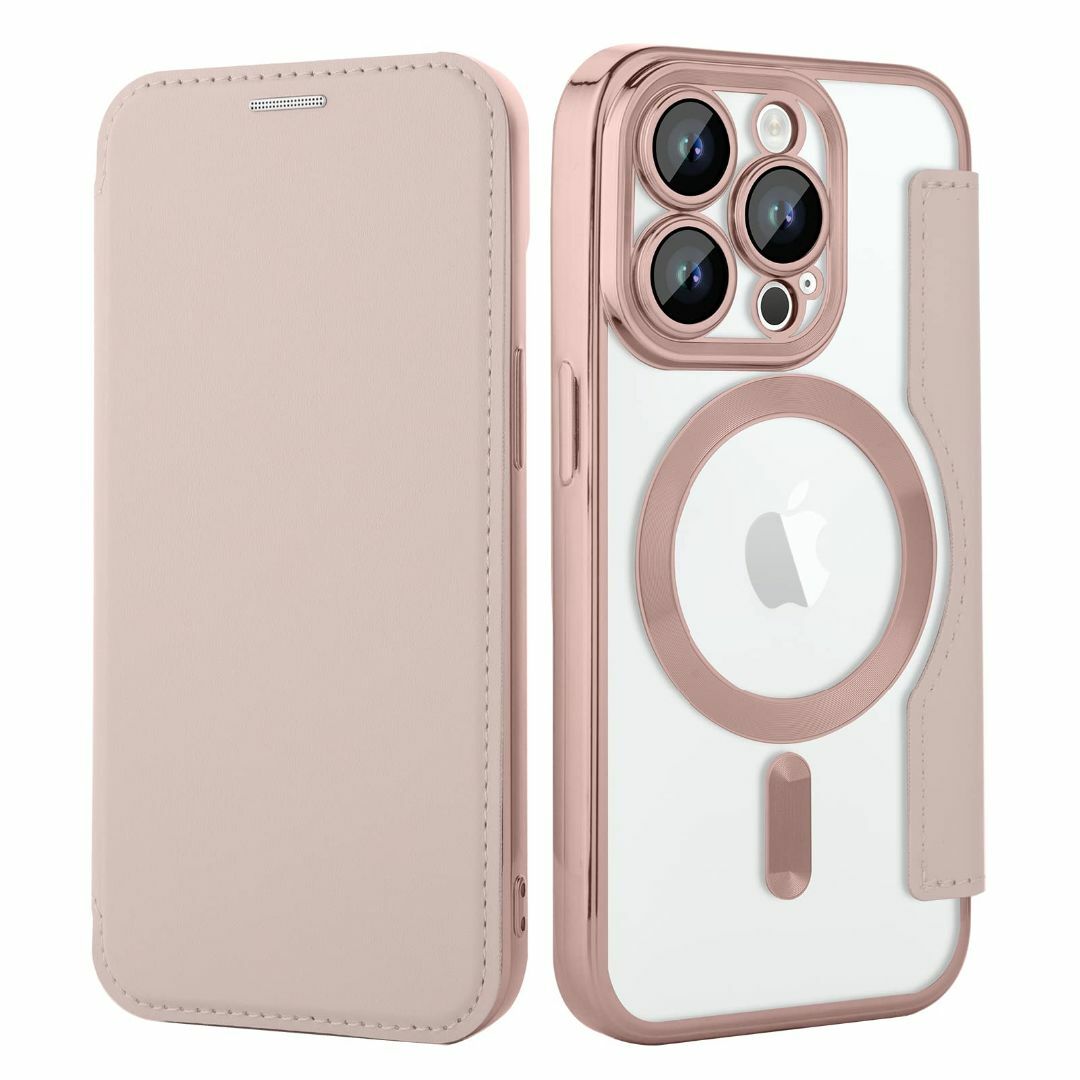 【色:pink】ITELINMON iPhone 13Pro 用 ハイブリッド