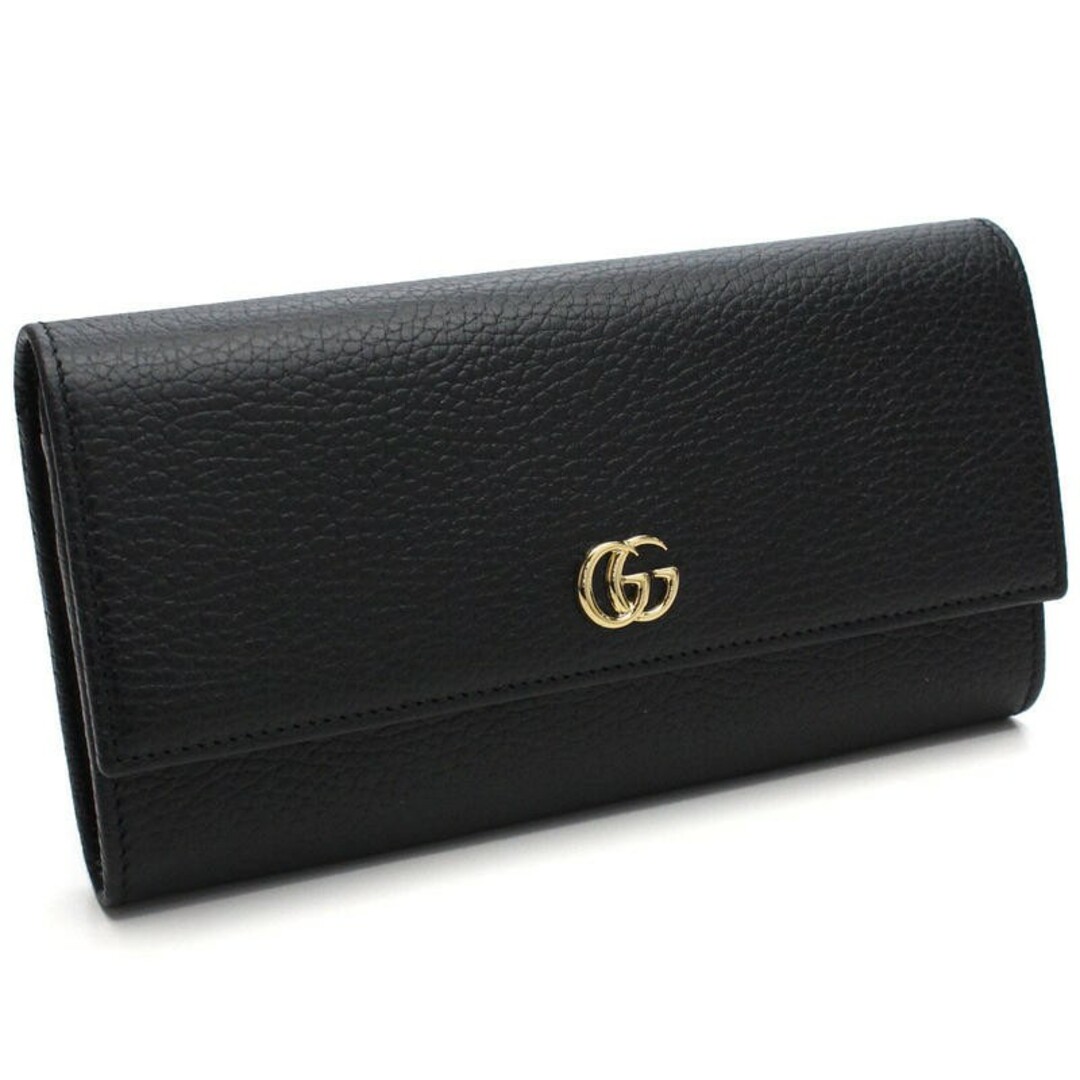 GUCCI 長財布 456116 CAO0G 1000 ブラック レディースのサムネイル