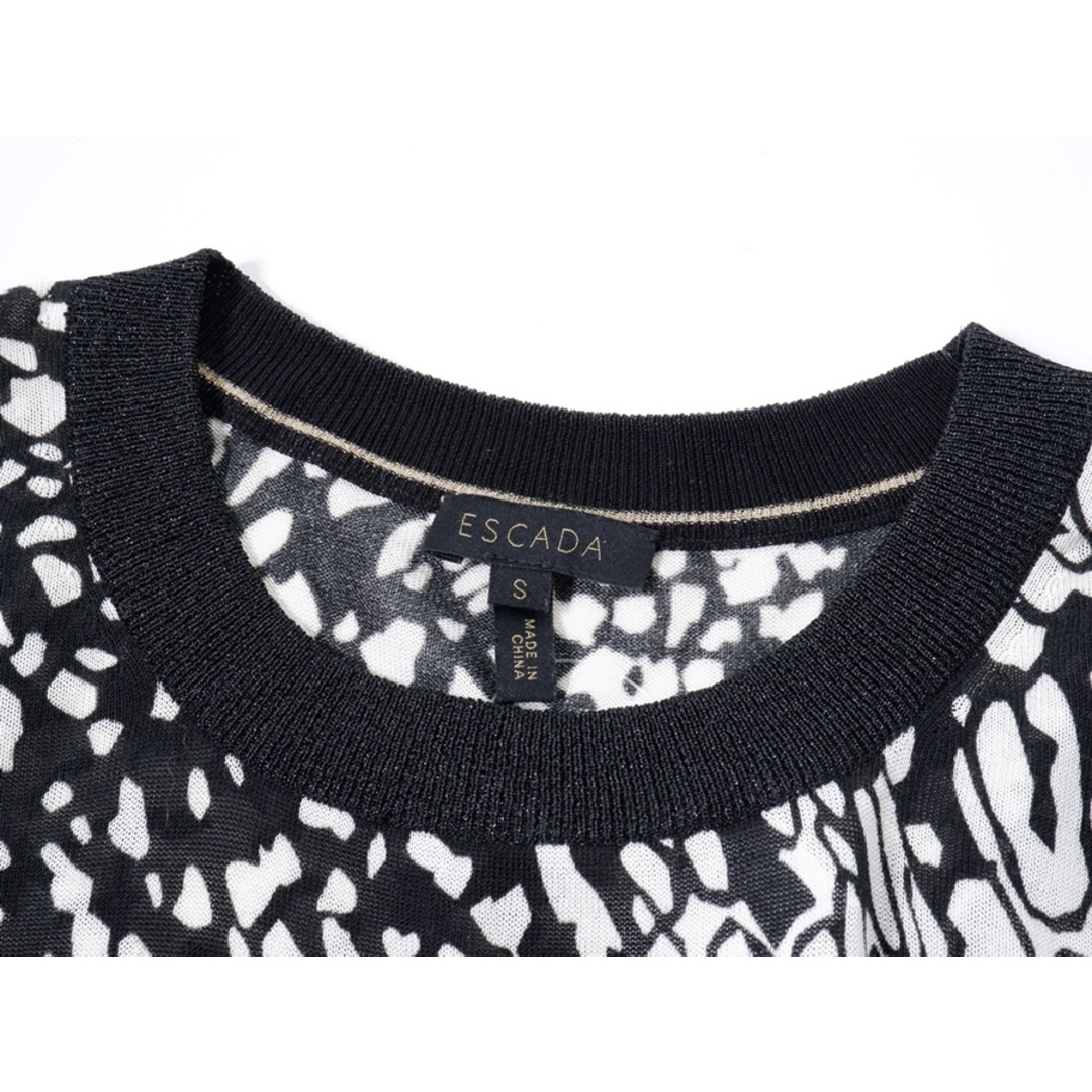 ESCADA - ESCADAエスカーダ 総柄 半袖ニット【S】【LKNA72025】の通販