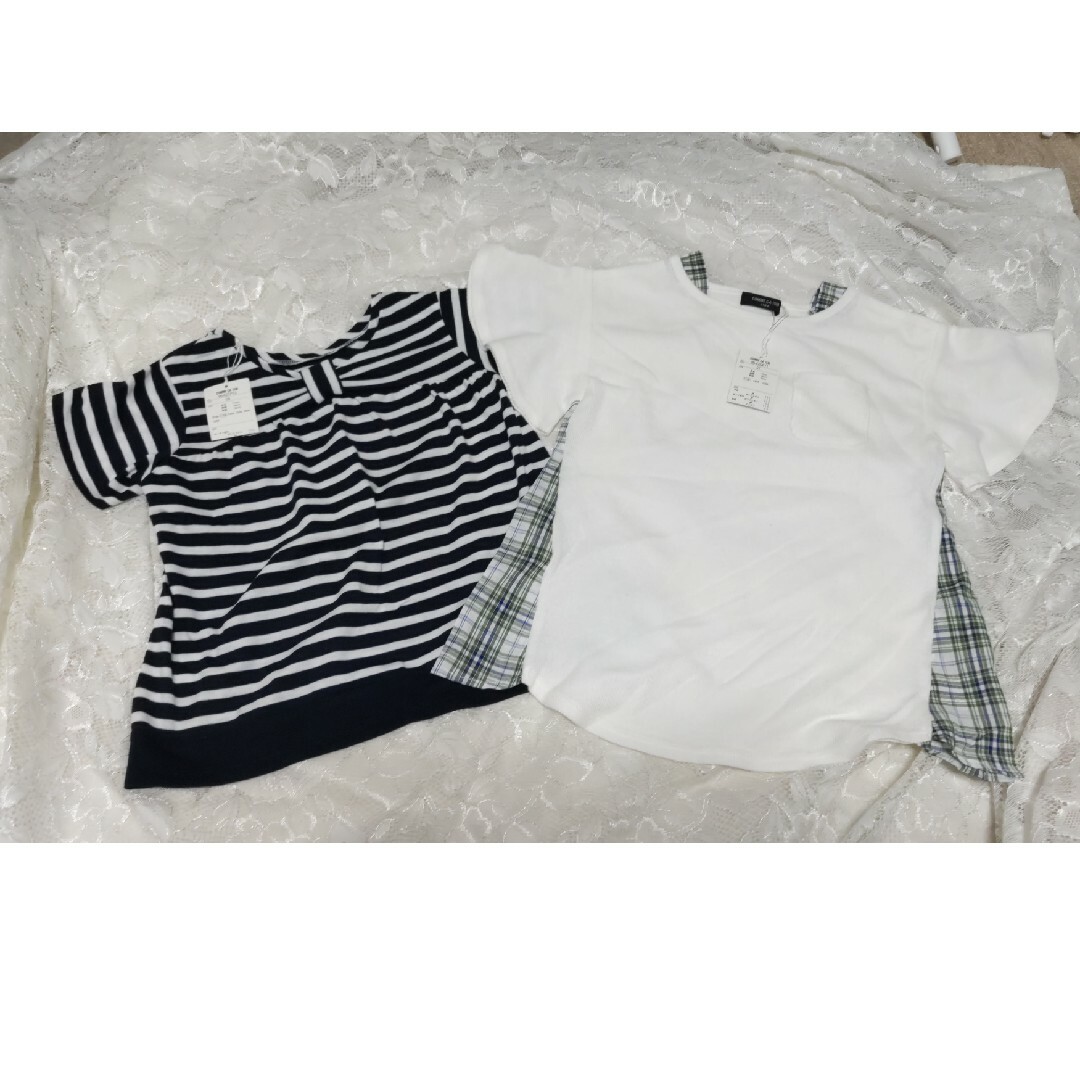 COMME CA ISM(コムサイズム)の未使用　Tシャツ2枚 キッズ/ベビー/マタニティのキッズ服男の子用(90cm~)(Tシャツ/カットソー)の商品写真