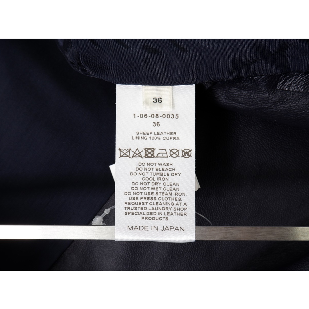 CYCLASシクラス 2022AW羊革レザージャケット【36】【LJKA72060】 レディースのジャケット/アウター(その他)の商品写真