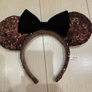 ディズニー(Disney)のディズニー　カチューシャ　スパンコール　ミニー(カチューシャ)