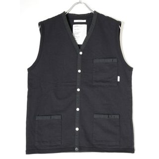 ダブルタップス(W)taps)のWTAPSダブルタップス CLUB.VEST/VEST.BITTON.RACOジレベスト【S】【MTSA72050】(その他)