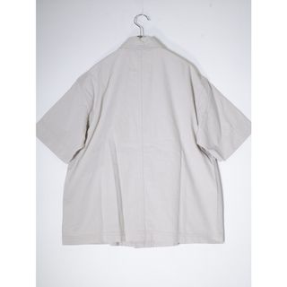 MHL. MARGARET HOWELLマーガレットハウエル 2023SS LIGHT COTTON DRY  TWILLコットン半袖シャツ【S】【MSHA72105】