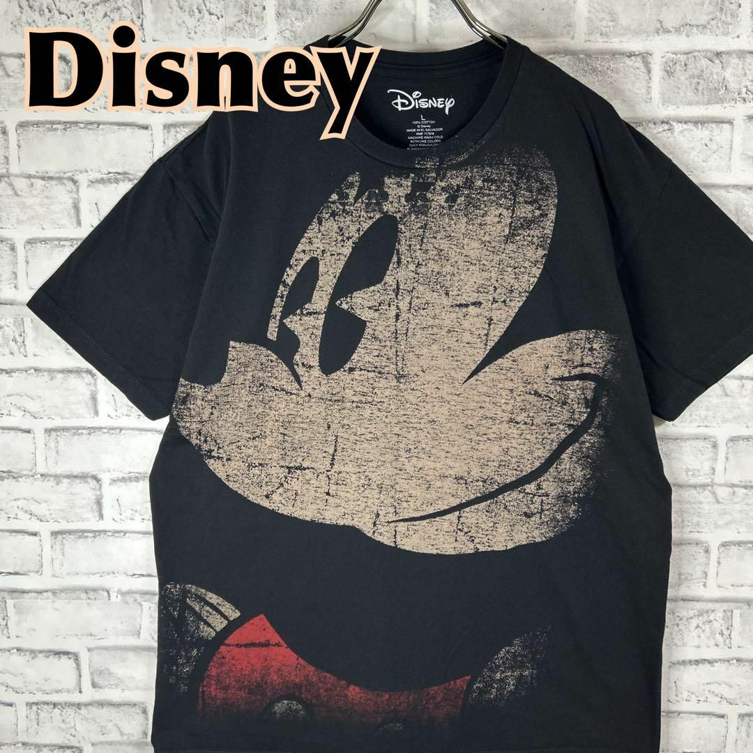 Disney(ディズニー)のDisney ディズニー ミッキーマウス ビッグフェイス Tシャツ 半袖 輸入品 メンズのトップス(Tシャツ/カットソー(半袖/袖なし))の商品写真