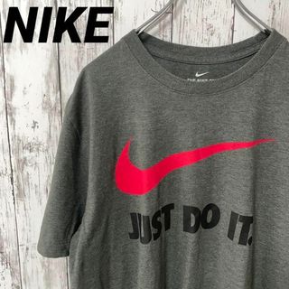 ナイキ(NIKE)のナイキ　アメリカ古着 スウォッシュロゴTシャツ グレー　メンズ(Tシャツ/カットソー(半袖/袖なし))