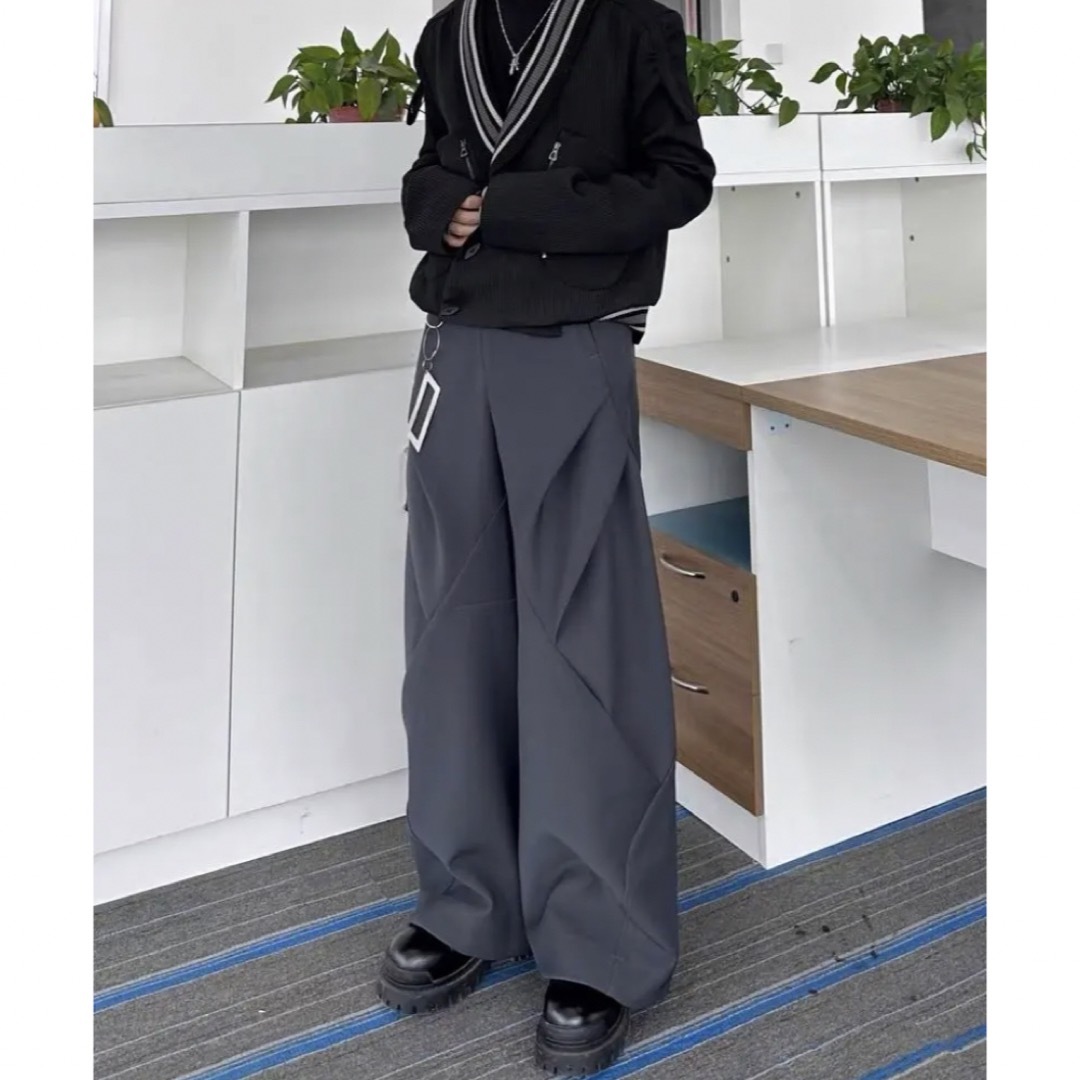 BAOVICTO 23ss 変形ワイドパンツ - スラックス BAOVICTO 23ss 変形ワイドパンツ - スラックス