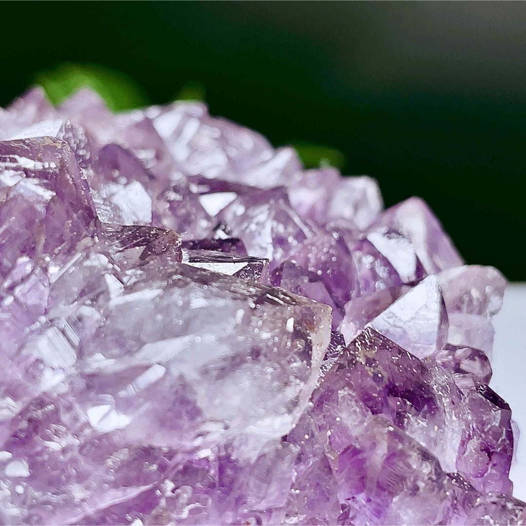【超美品】 アメジスト　クラスター　原石　紫水晶　天然石　鉱物標本　7 8