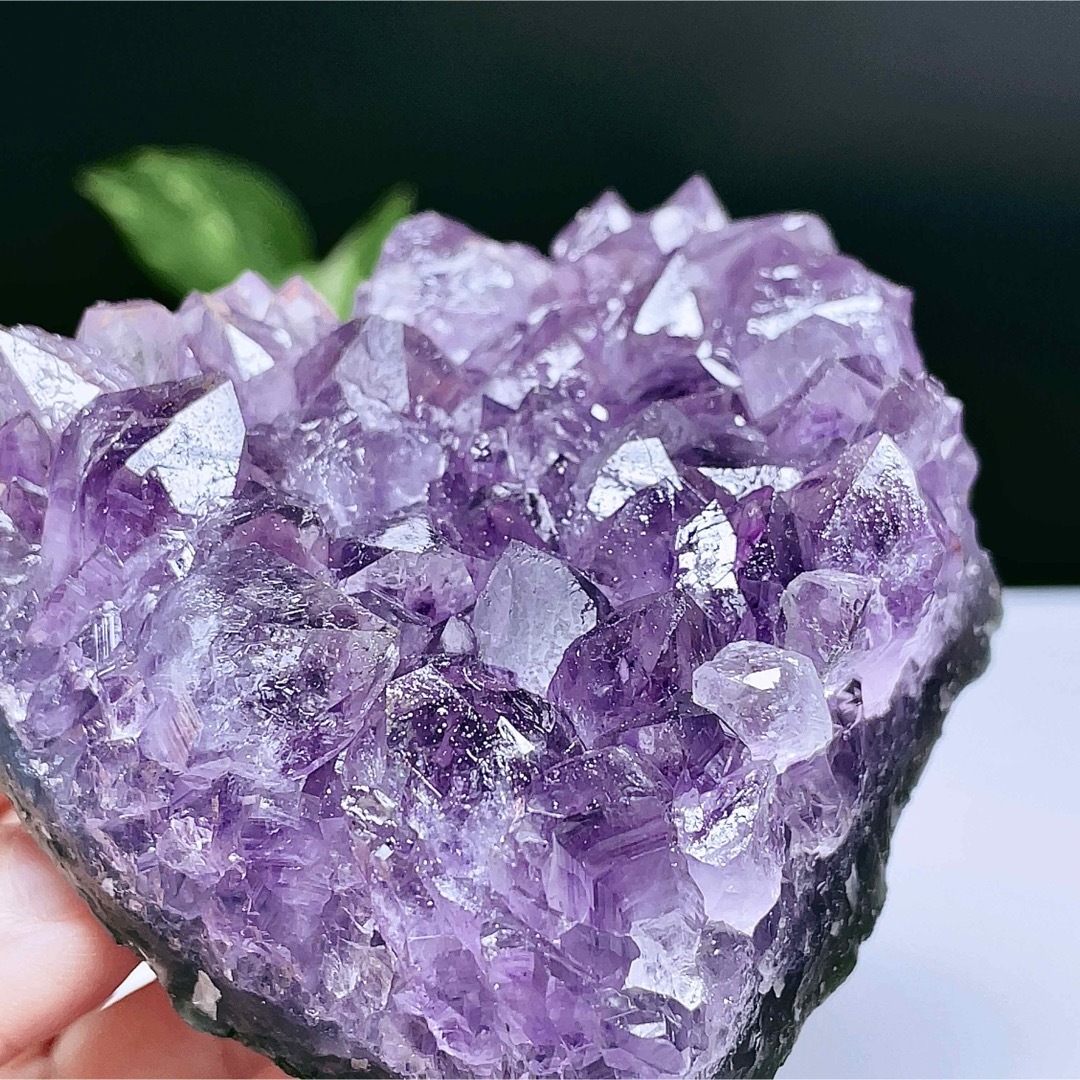 【超美品】 アメジスト　クラスター　原石　紫水晶　天然石　鉱物標本　7 3