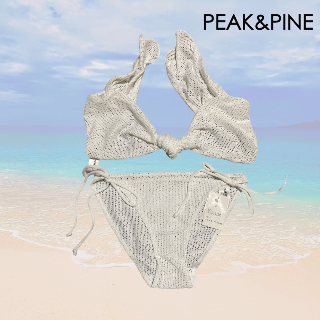 PEAK&PINE(ピークアンドパイン)の【新品】PEAK&PINE レイヤード ビキニ 重ね着 レディースの水着/浴衣(水着)の商品写真