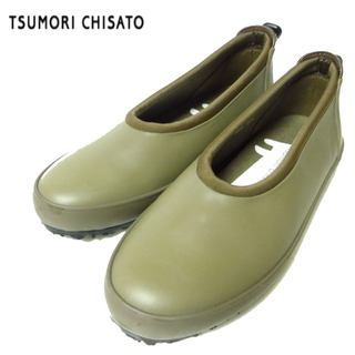 ツモリチサト(TSUMORI CHISATO)の極美品 ツモリチサトウォーク レインシューズ オーク 23.5㎝ 現行モデル(スニーカー)