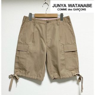 ジュンヤワタナベコムデギャルソン(JUNYA WATANABE COMME des GARCONS)の【新品】JUNYA WATANABE 日本製ウール混カーゴハーフパンツ男女兼用(ショートパンツ)