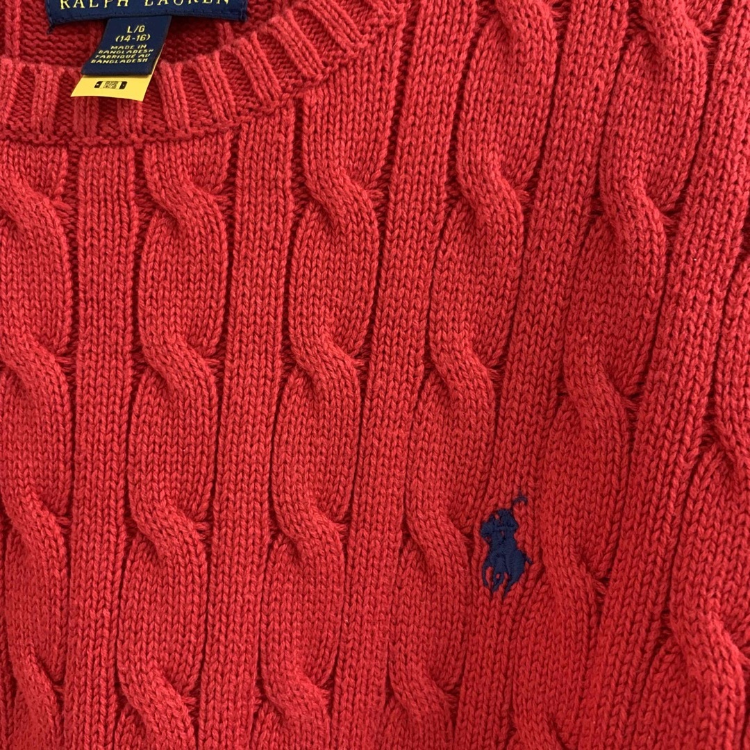 POLO RALPH LAUREN(ポロラルフローレン)の【極美品】ラルフローレン ポロラルフローレン　ケーブルニットセーター レディースのトップス(ニット/セーター)の商品写真