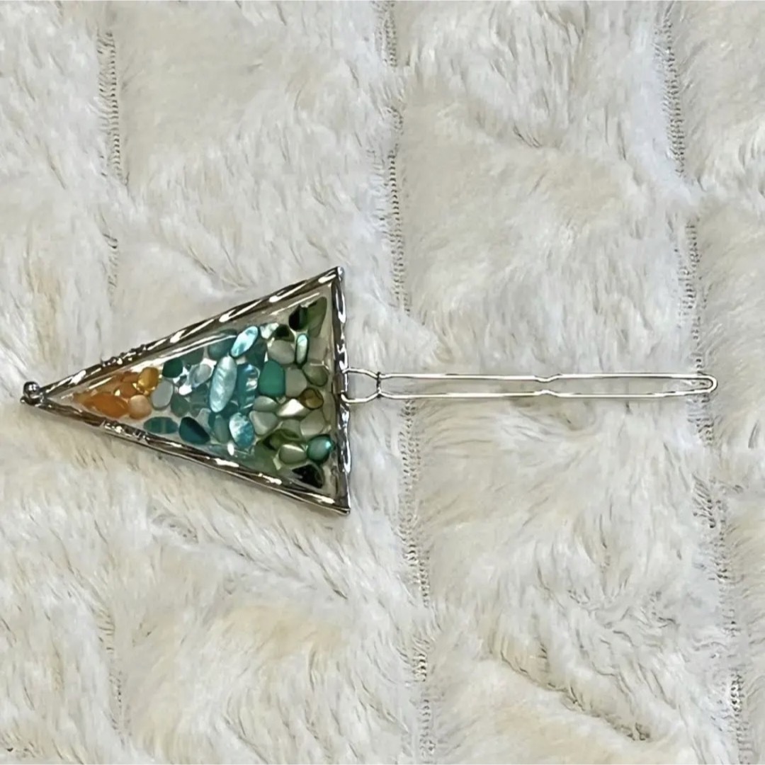 ヘアピン バレッタ レジン ハンドメイド ヘアアクセサリーの通販 by ぽん レジンアクセサリー ヘアピン バレンタ