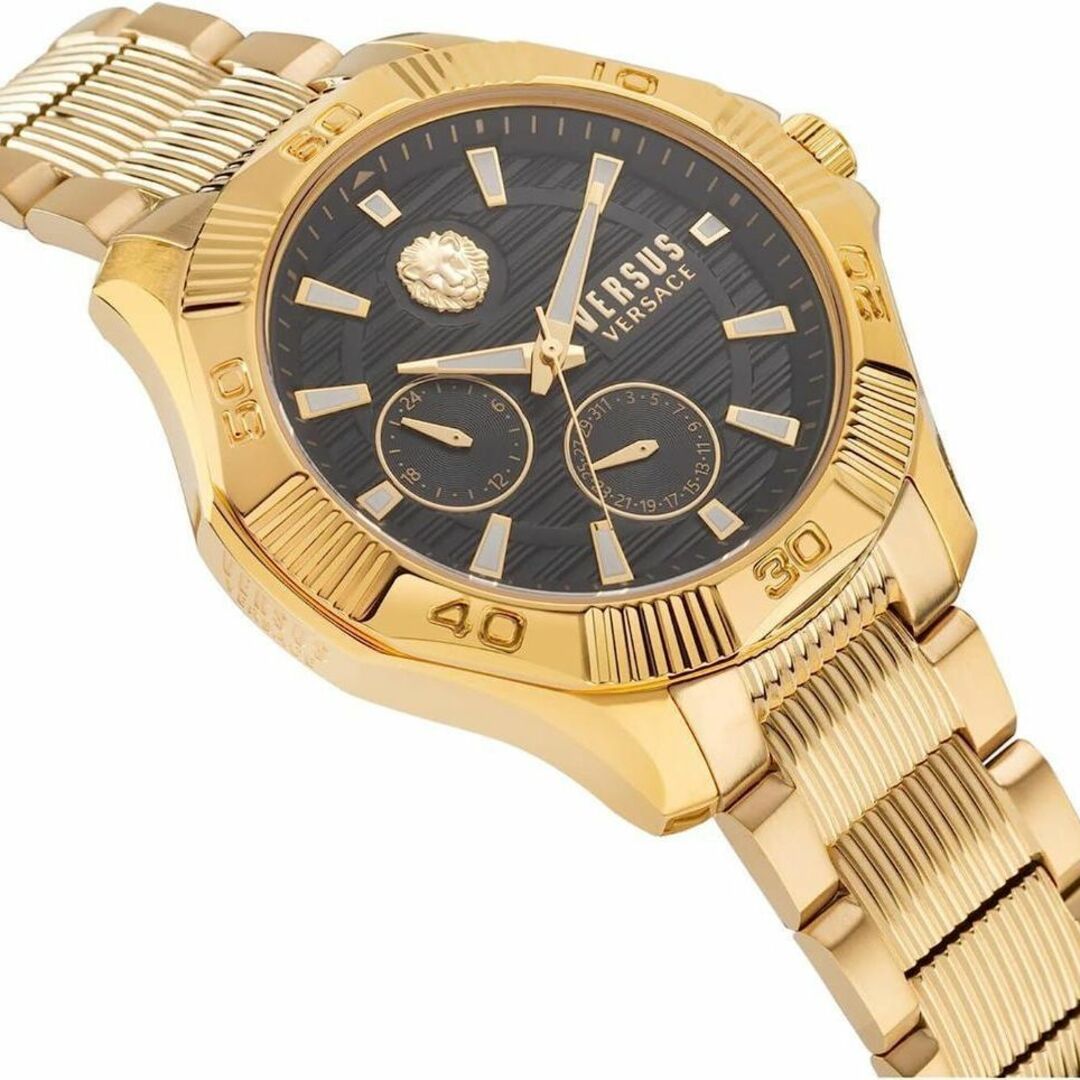 VERSACE - 【新品箱付き】ヴェルサーチ メンズ腕時計 ゴールド