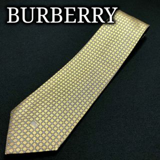 バーバリー(BURBERRY)のバーバリー ロゴチェック イエロー ネクタイ A107-B14(ネクタイ)