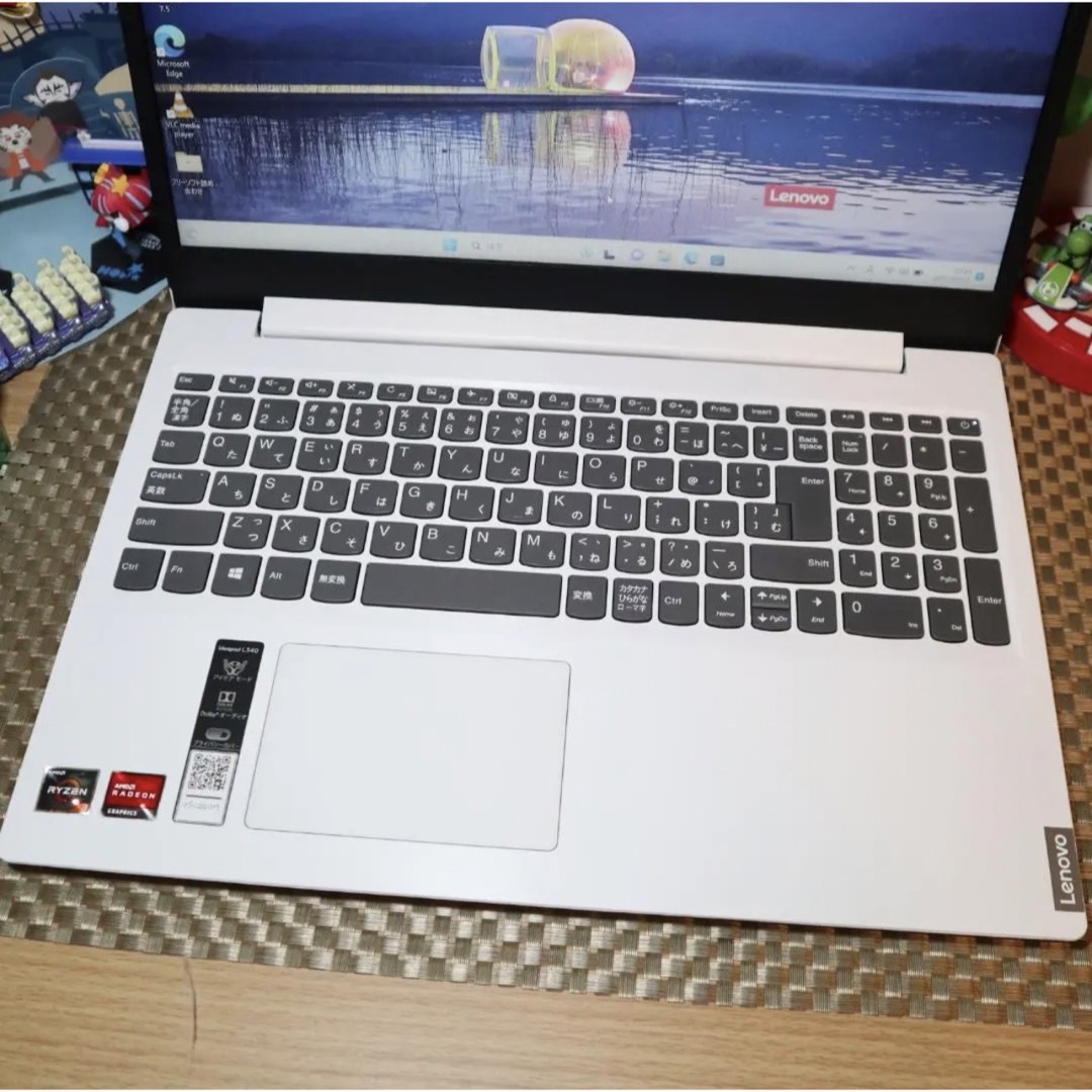 ノートパソコン Lenovo Ideapad win11 ssd DVD カメラ