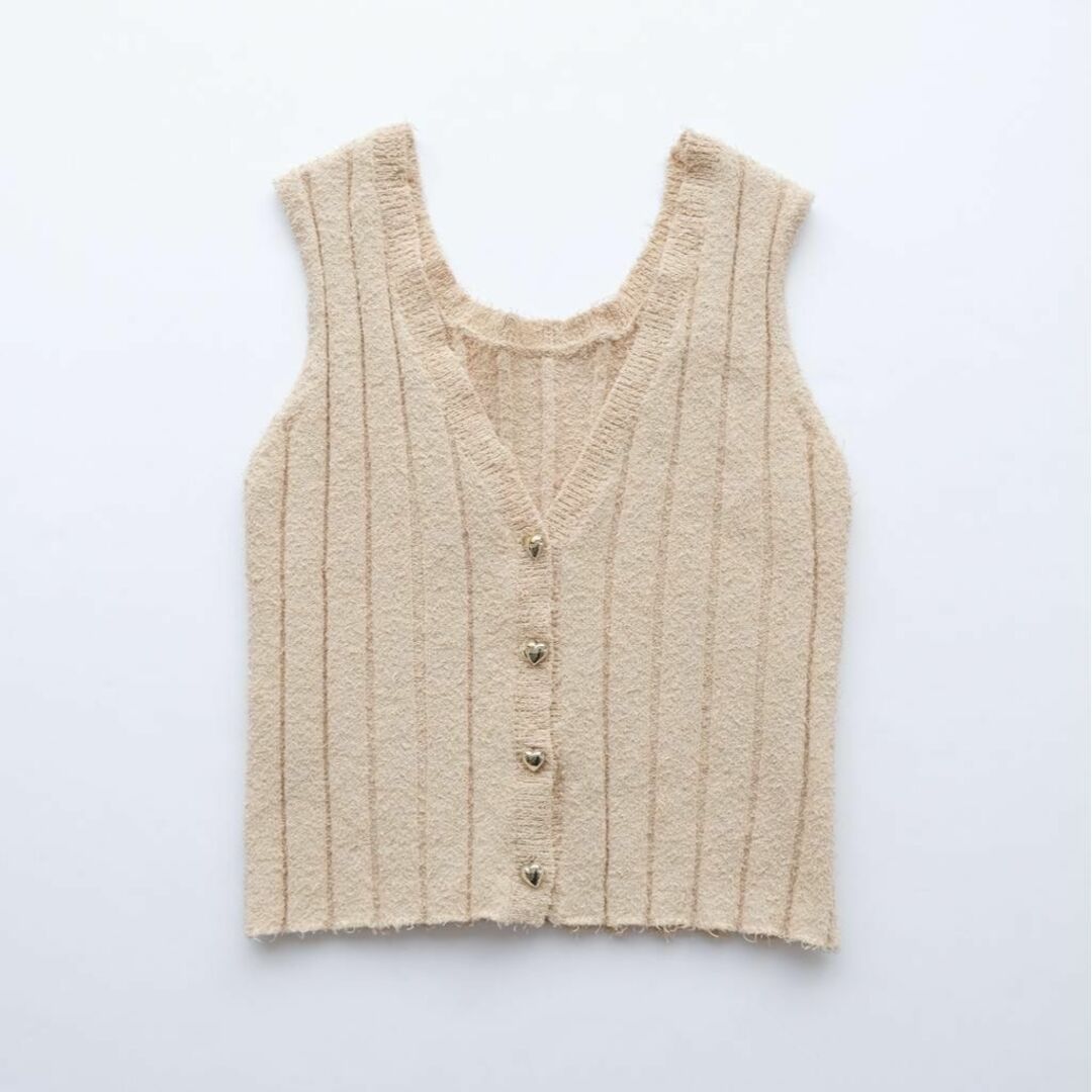 SeaRoomlynn - 新品 SeaRoomlynn 2wayブークレRIB KNITベスト ナッツの ...