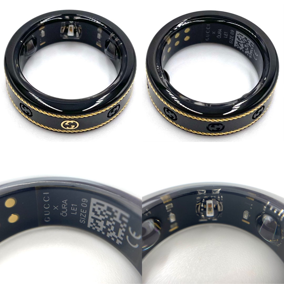 GUCCI - GUCCI×OURA グッチ×オーラ スマートリング LE1 US9 約18 GUCCI - GUCCI×OURA グッチ×オーラ スマートリング LE1 US9 約18