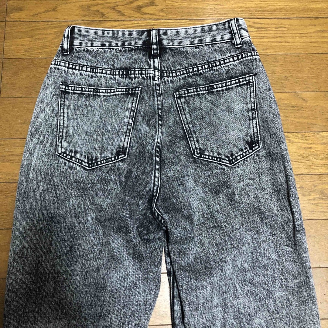 SHEIN デニム(霜降り黒) XSの通販 by sarara's shop|ラクマ