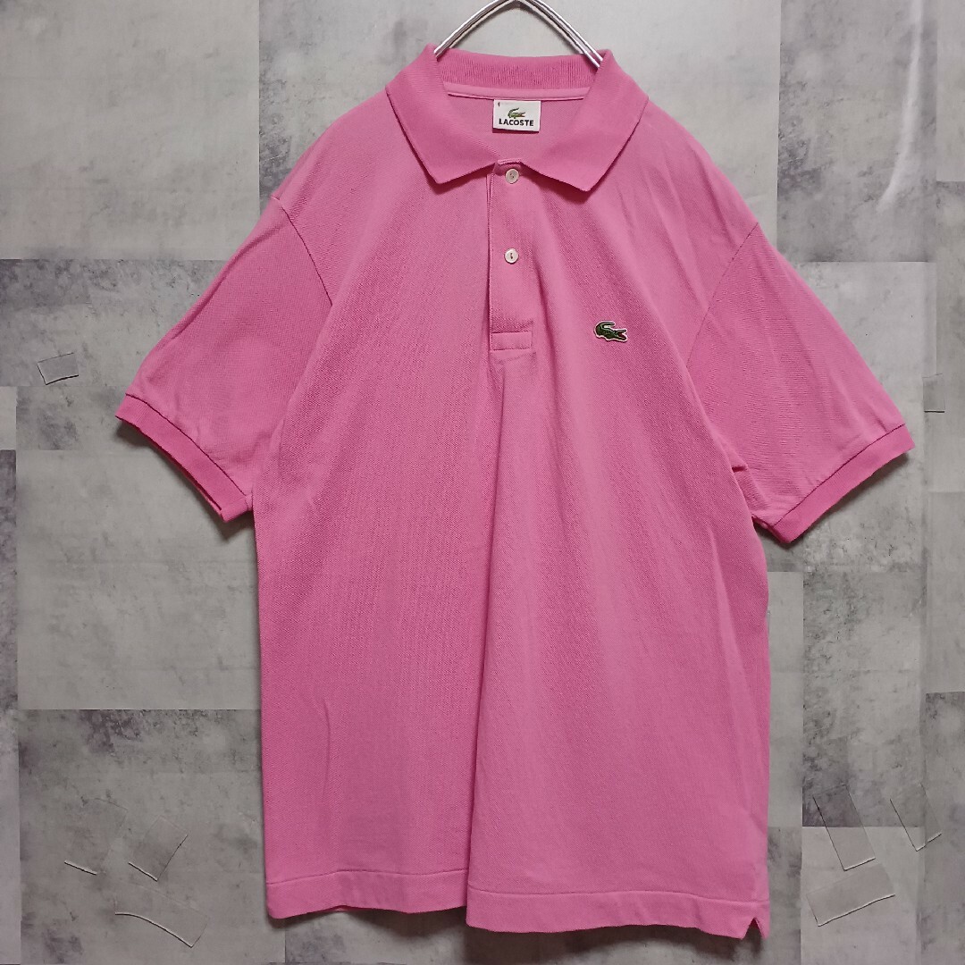 ❗訳あり❗ LACOSTE ラコステ メンズ ポロシャツ 4(L) ピンク