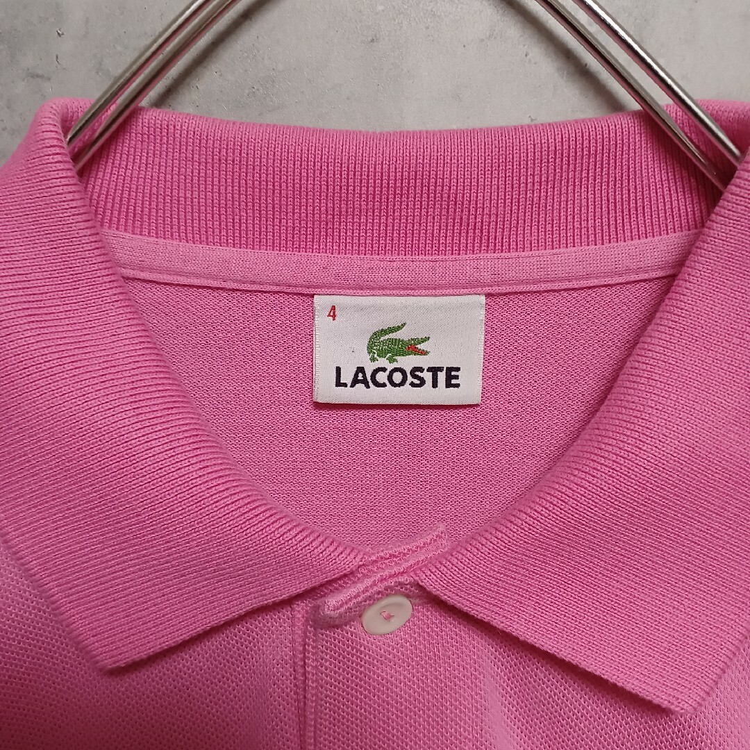 ❗訳あり❗ LACOSTE ラコステ メンズ ポロシャツ 4(L) ピンク