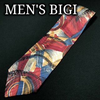 メンズビギ(MEN'S BIGI)のメンズビギ モザイク ワインレッド ネクタイ A107-C23(ネクタイ)