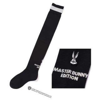 マスターバニーエディション(MASTER BUNNY EDITION)のマスターバニー　パーリーゲイツ　バッグスバニー　コラボ　ニーハイソックス　完売品(ウエア)