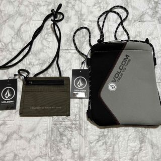 ボルコム(volcom)の2個セット‼️ ボルコム 財布 コインケース  ウエットスーツ生地サコッシュ(その他)