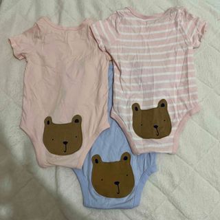 ベビーギャップ(babyGAP)のバラ売り可babyGAPブランナベアロンパース80.90(ロンパース)