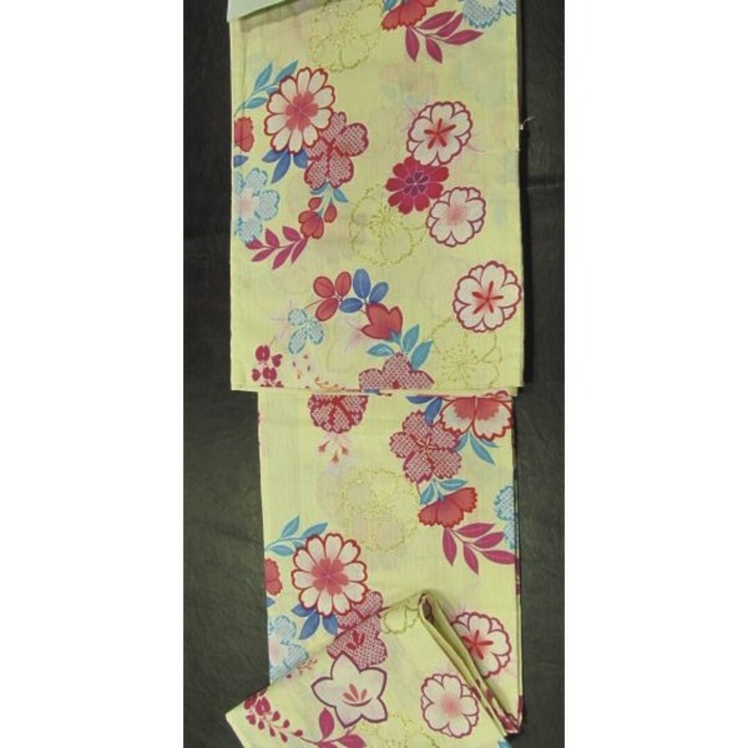 単品⭐Xmissブランド浴衣⭐薄クリーム⭐八重桜モチーフ⭐金ラメ⭐ナデシコ鹿の子 | フリマアプリ ラクマ