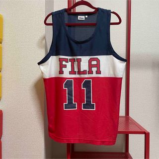 フィラ(FILA)の【美品】フィラ タンクトップ メッシュ バスケ(Tシャツ/カットソー(半袖/袖なし))