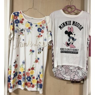 ディズニー(Disney)のミニーマウス Tシャツセット(Tシャツ(半袖/袖なし))