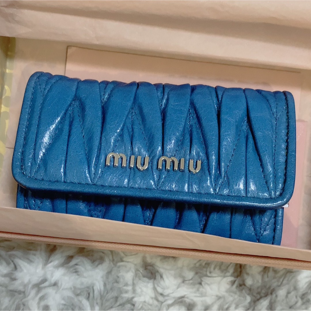 miumiu - 【新品未使用】ミュウミュウ マトラッセ キーケースの通販 by