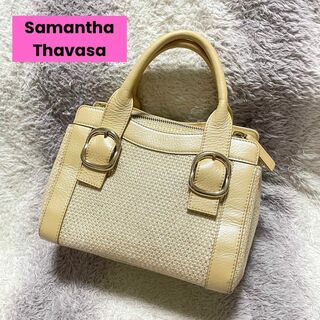 サマンサタバサ(Samantha Thavasa)のb168k サマンサタバサ ミニバッグ ハンドバッグ ベージュイエロー(ハンドバッグ)