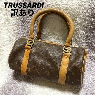 トラサルディ(Trussardi)のb174k TRUSSARDI トラサルディ ミニボストン ハンドバッグ ロゴ(ハンドバッグ)