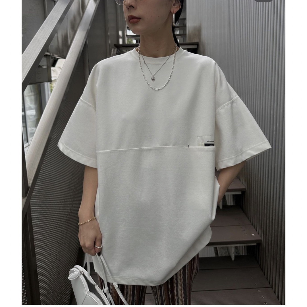 SEAM POCKET BIG TEE ブラック　アメリ