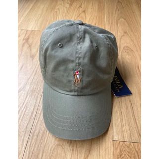 ポロラルフローレン(POLO RALPH LAUREN)のPOLO ラルフローレン　キャップ　カーキ　米国購入　新品(キャップ)